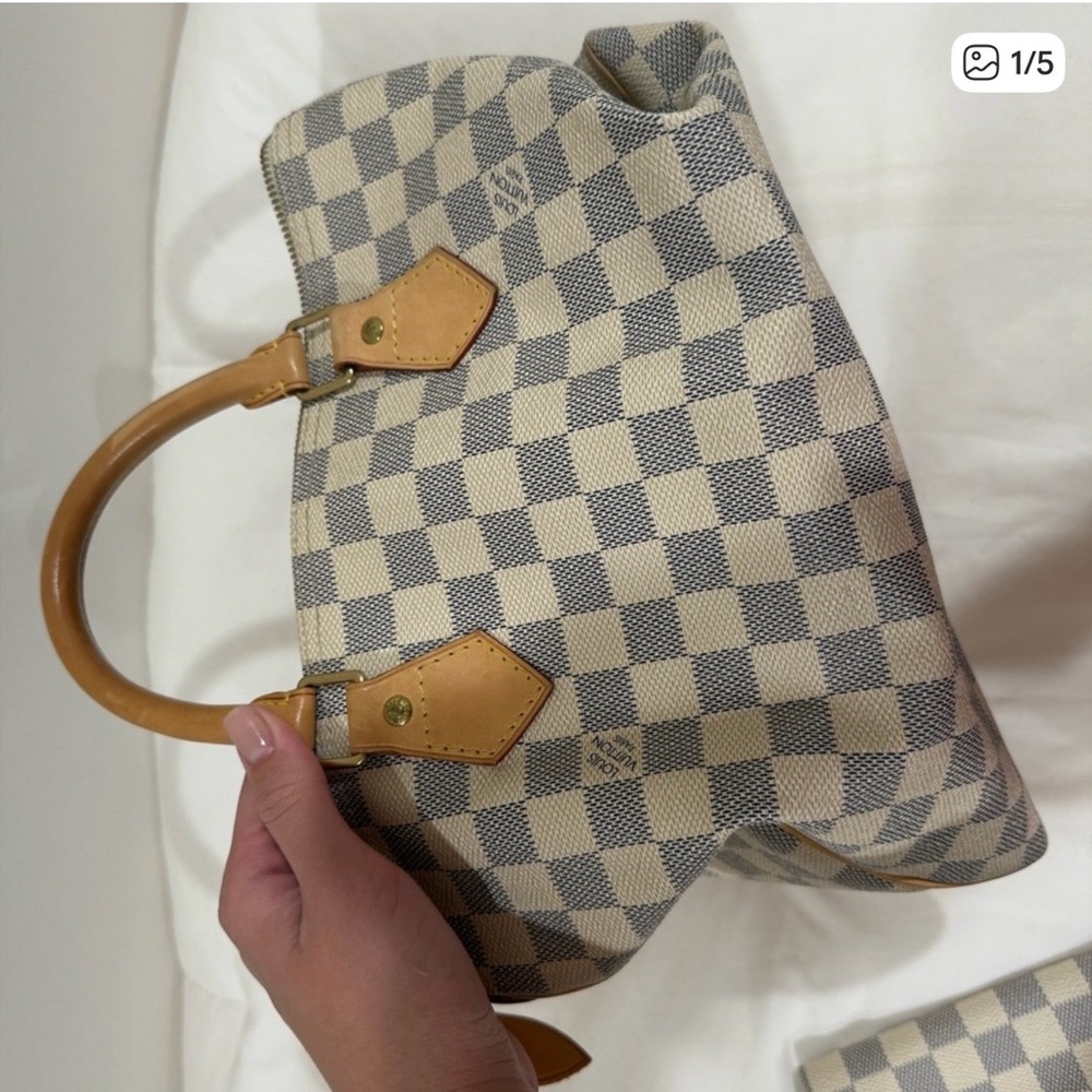 Louis Vuitton Damier Azur Speedy 30 Vintage